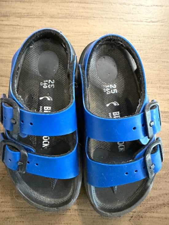 Birkenstock Other - Birkenstock Kids Bright Blue Double-Strap Sandals
